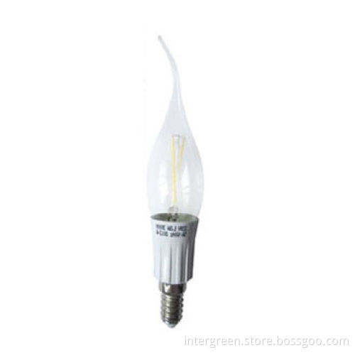 LED bulbs, filament 2W, CE/RoHS/FCC marks